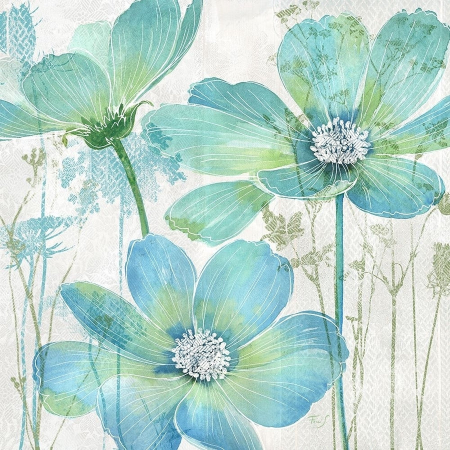 Garden Blue Floral 2 Poster Print by Stefania Ferri-VARPDX255FER1214 Image 1