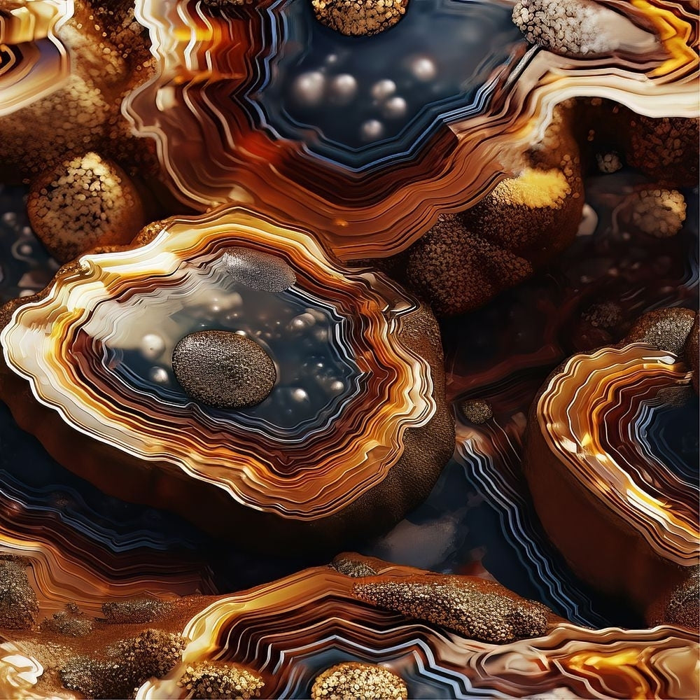 Agate 10 Poster Print - Bilge Paksoylu-VARPDX2566740 Image 1