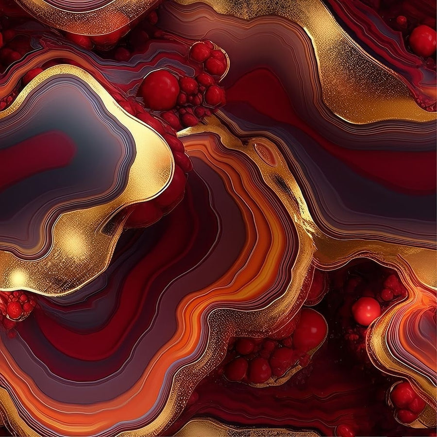 Agate 63 Poster Print - Bilge Paksoylu-VARPDX2566793 Image 1