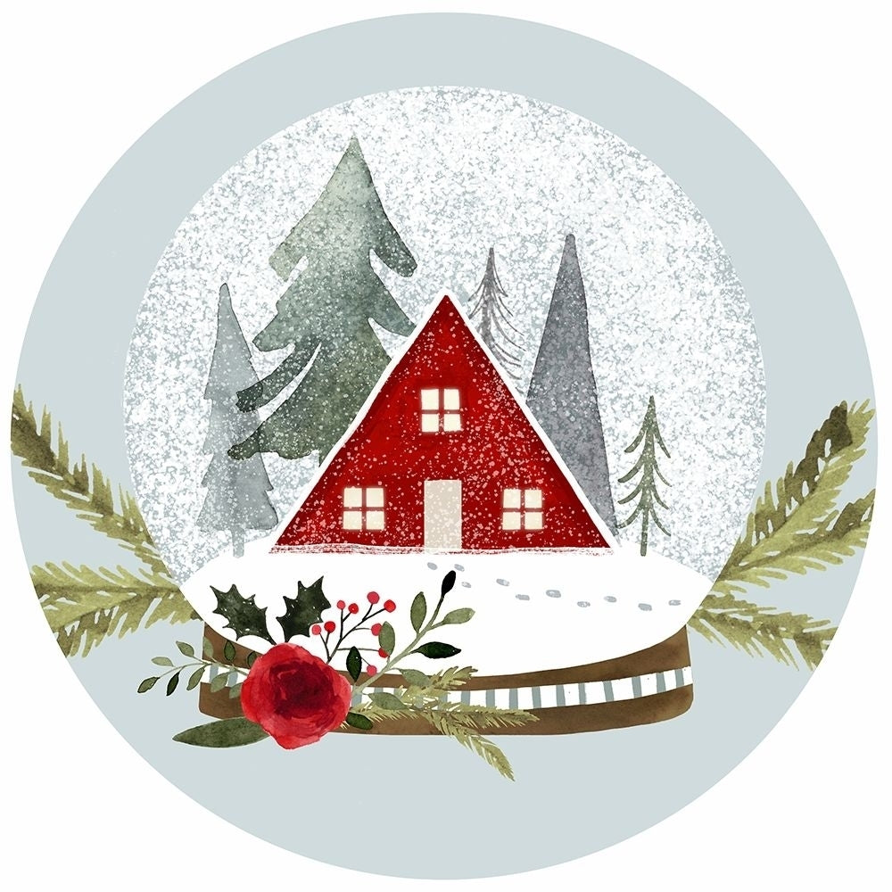 Snow Globe Village Collection C Poster Print - Victoria Barnes-VARPDX2717389 Image 1