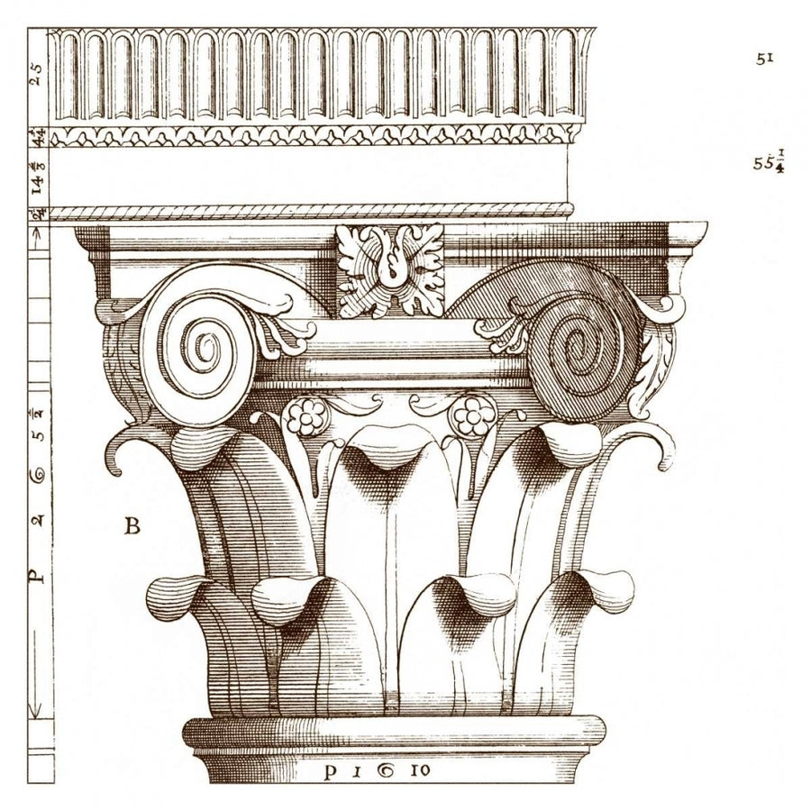 Small Corinthian Detail I Poster Print - Studio Vision-VARPDX34192D Image 1