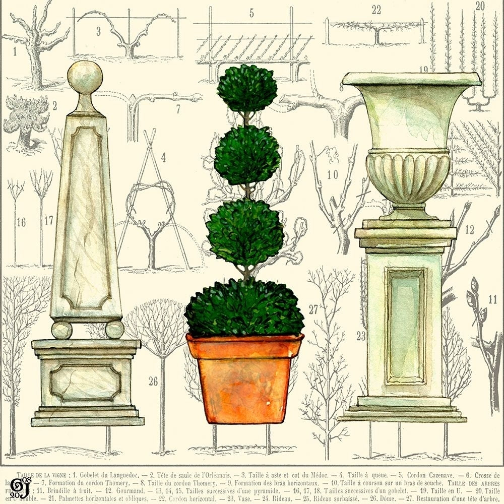 Garden Topiary Poster Print - Ginny Joyner-VARPDX34753D Image 1