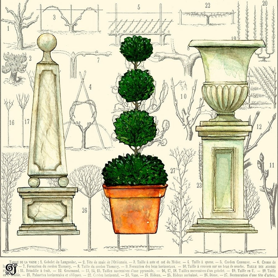 Garden Topiary Poster Print - Ginny Joyner-VARPDX34753D Image 1