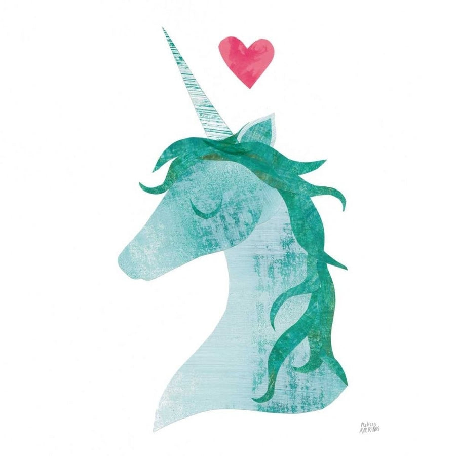 Unicorn Magic II Heart Sq by Melissa Averinos-VARPDX35451 Image 1