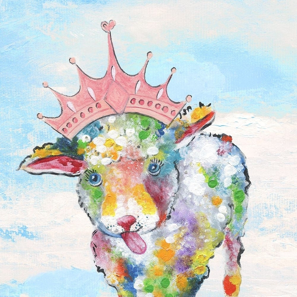 Groovy Sheep and Sky Poster Print by Tava Studios Tava Studios-VARPDX40786 Image 1