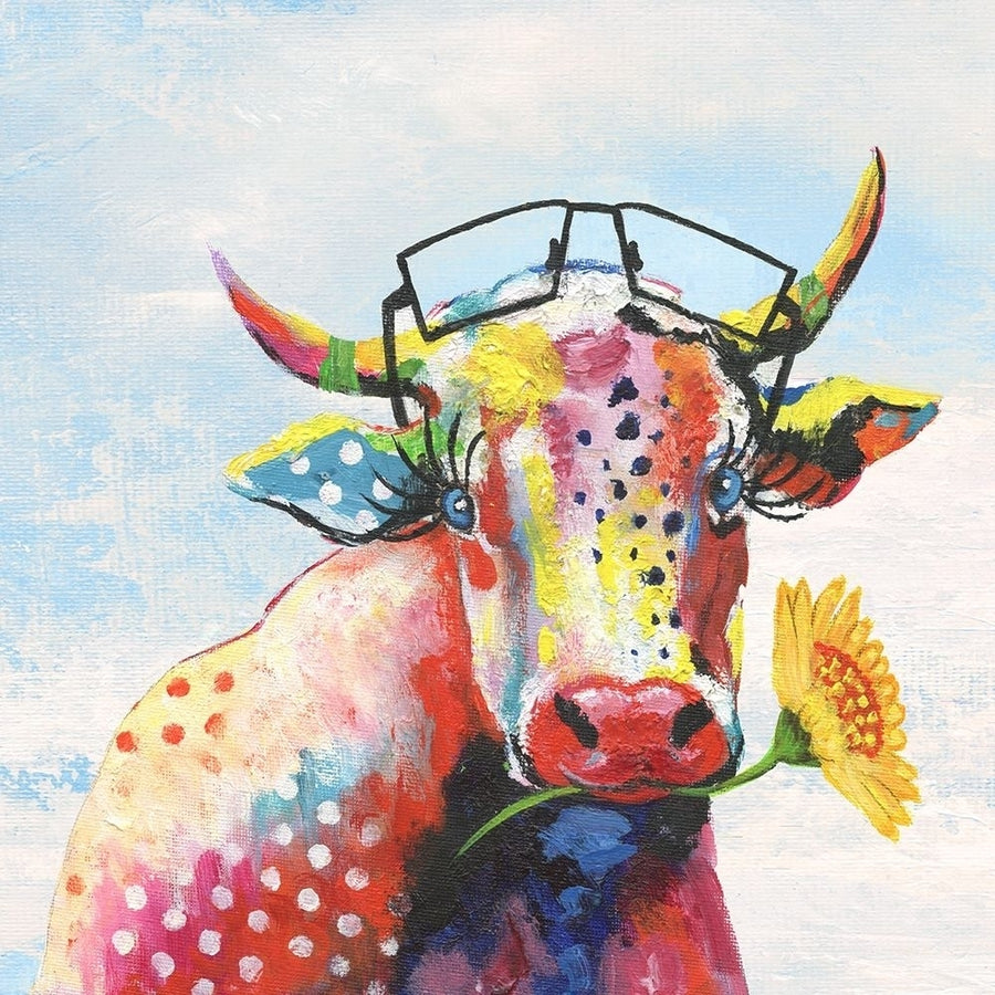 Groovy Cow and Sky Poster Print by Tava Studios Tava Studios-VARPDX40783 Image 1