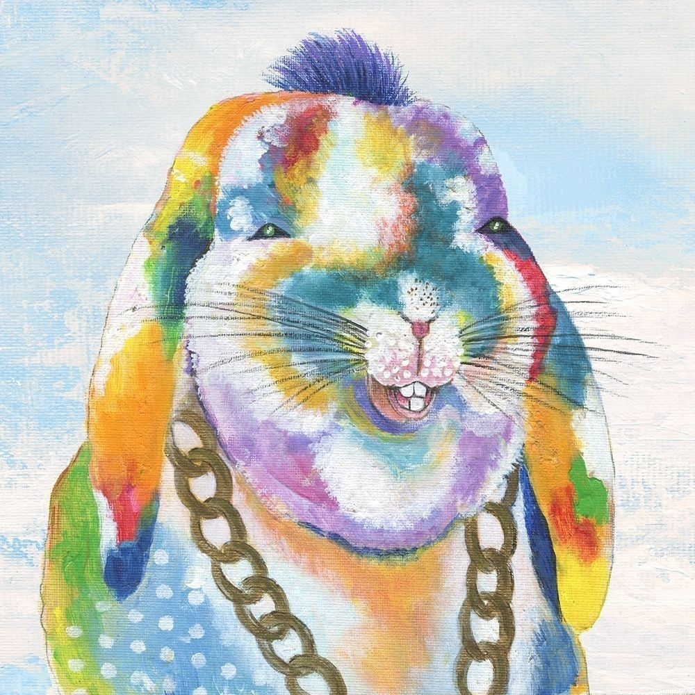 Groovy Bunny and Sky Poster Print by Tava Studios Tava Studios-VARPDX40790 Image 1