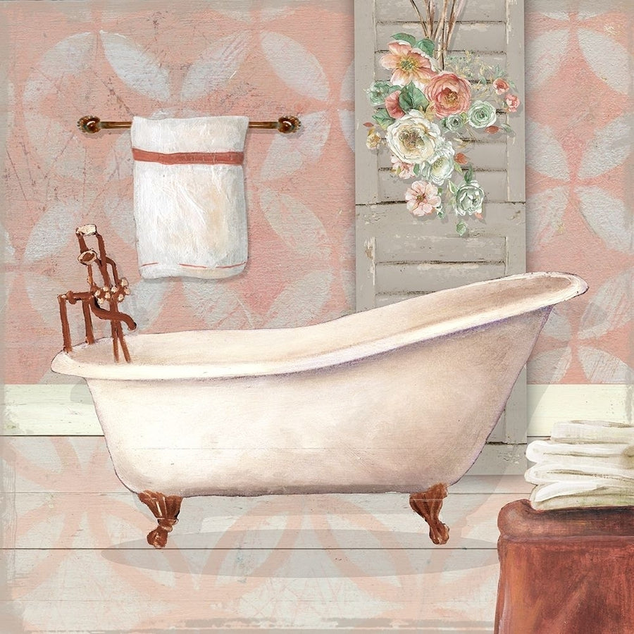 Blushing Bath I Poster Print by Carol Robinson-VARPDX40895 Image 1