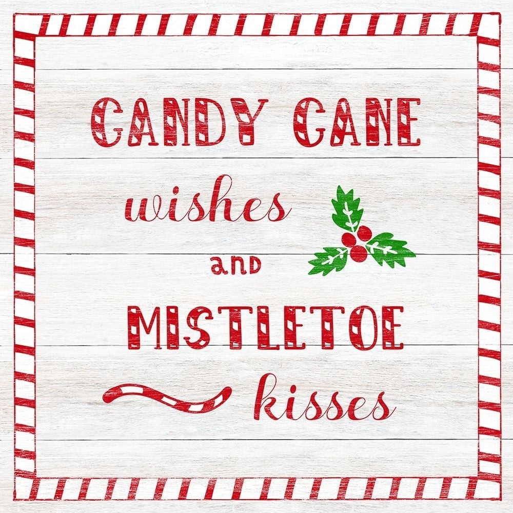 Candy Cane Wishes Poster Print by CAD Designs CAD Designs-VARPDX41229 Image 1