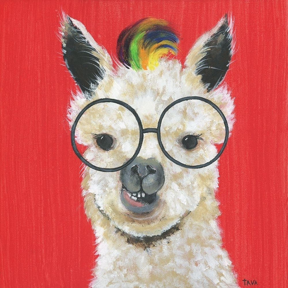 Llama Rockstar Poster Print by Tava Studios Tava Studios-VARPDX41367 Image 1