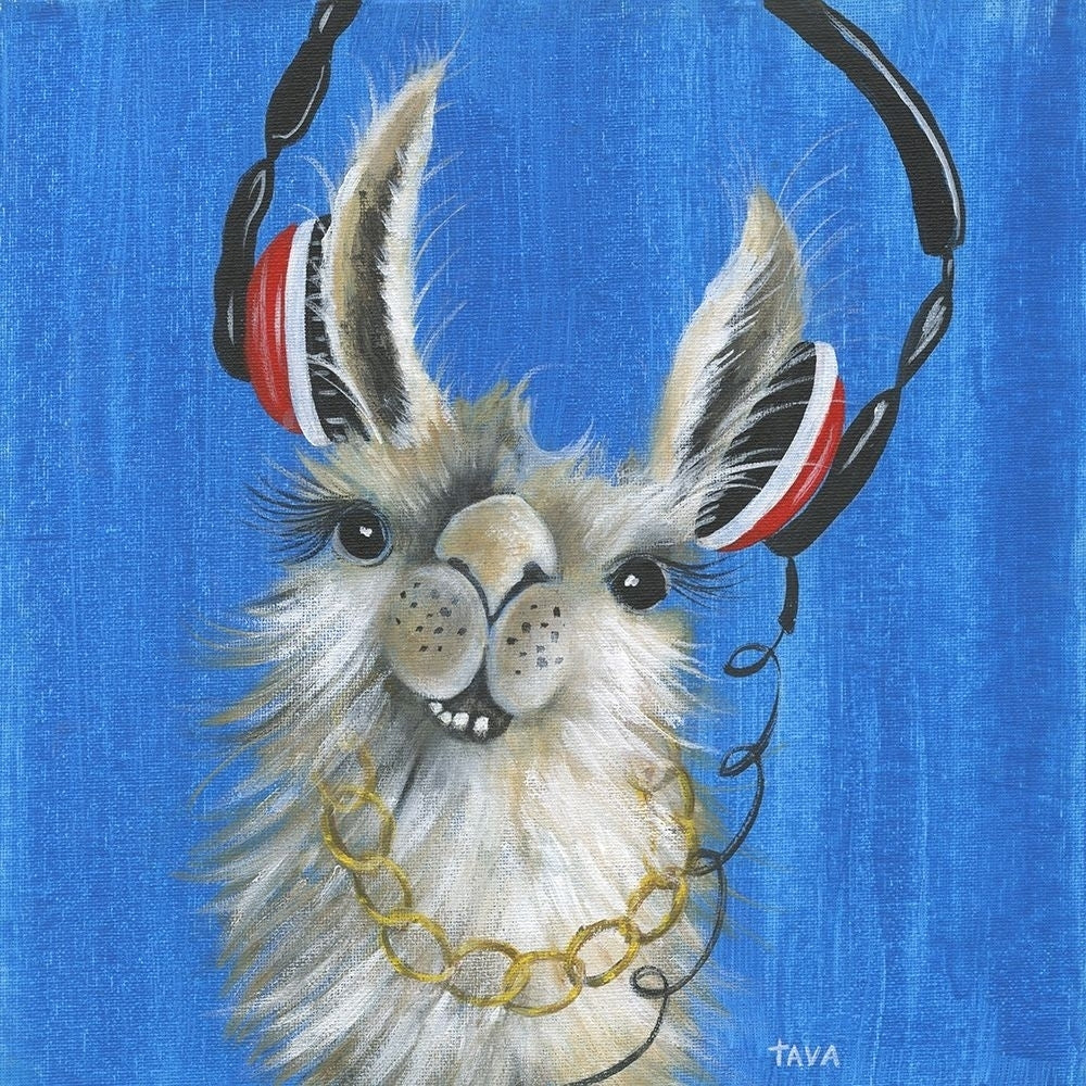 Llama Jammin Poster Print by Tava Studios Tava Studios-VARPDX41362 Image 1