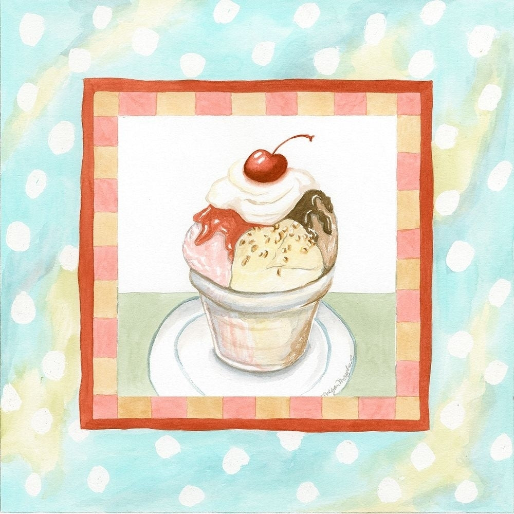 Ice Cream Sundae Poster Print - Megan Meagher-VARPDX42174D Image 1