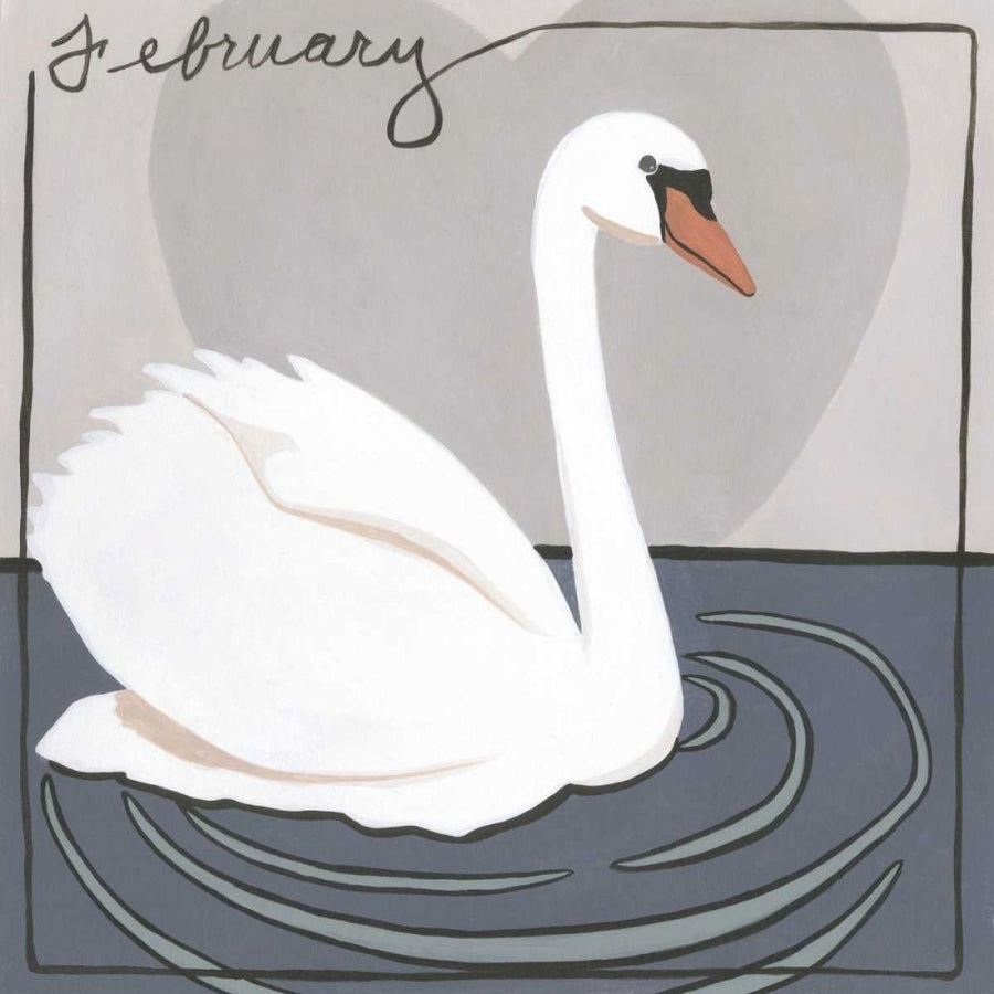 Avian February Poster Print - Megan Meagher-VARPDX42361D Image 1