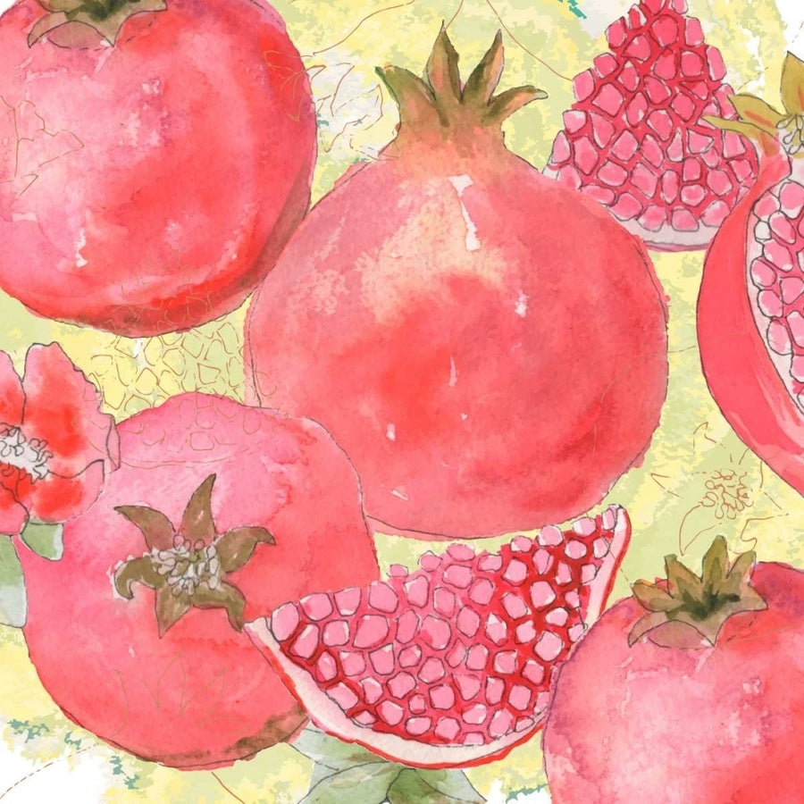 Pomegranate Medley I Poster Print - Leslie Mark-VARPDX107053D Image 1