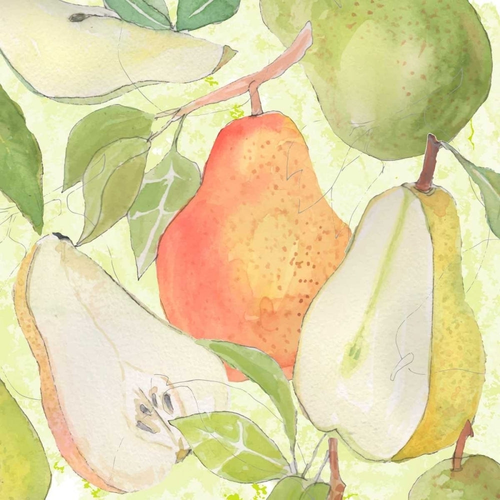 Pear Medley I Poster Print - Leslie Mark-VARPDX107049D Image 1