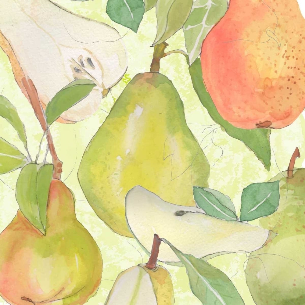 Pear Medley II Poster Print - Leslie Mark-VARPDX107050D Image 1