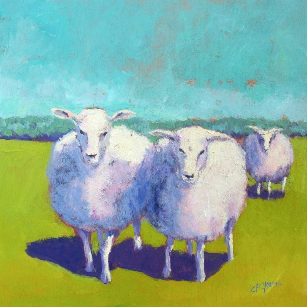 Sheep Pals I Poster Print - Carol Young-VARPDX107159GG Image 1