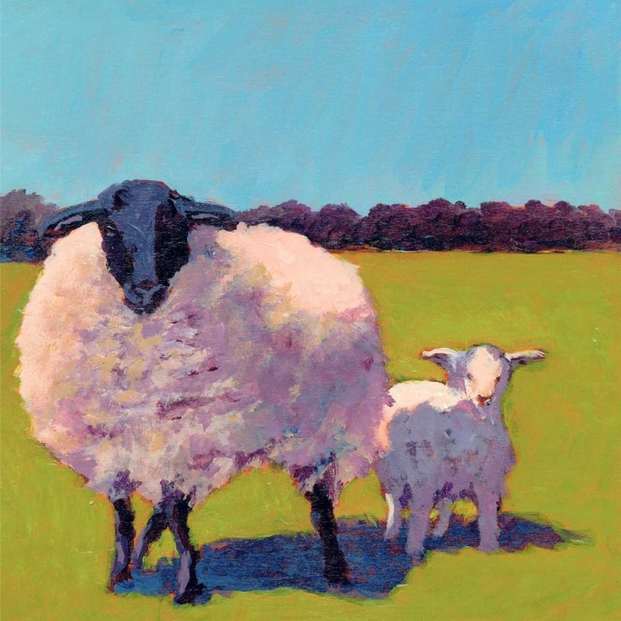 Sheep Pals III Poster Print - Carol Young-VARPDX107161GG Image 1