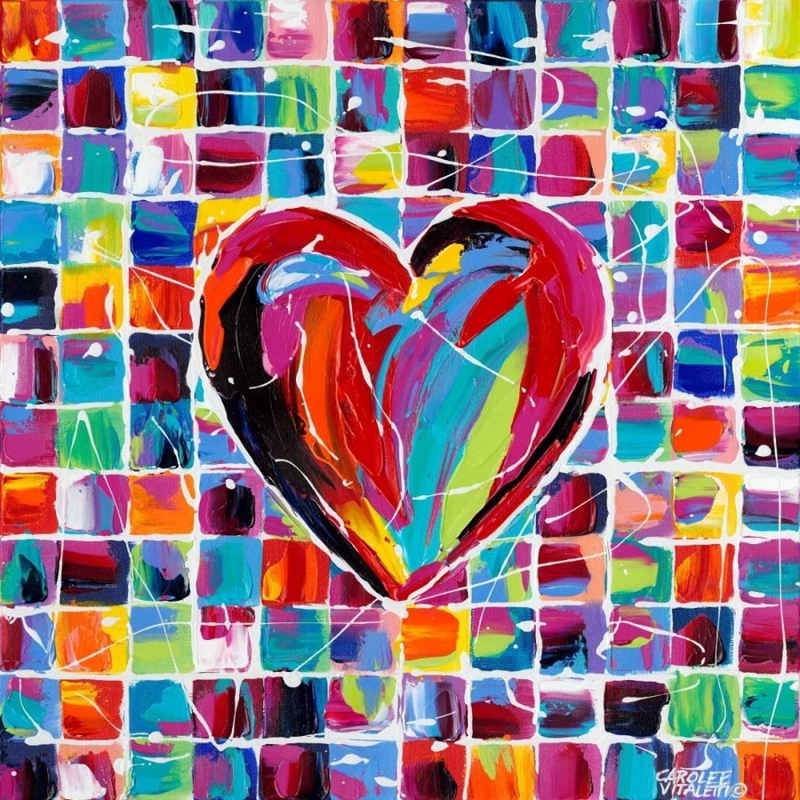 Hearts of a Different Color II Poster Print - Carolee Vitaletti-VARPDX108201GG Image 1