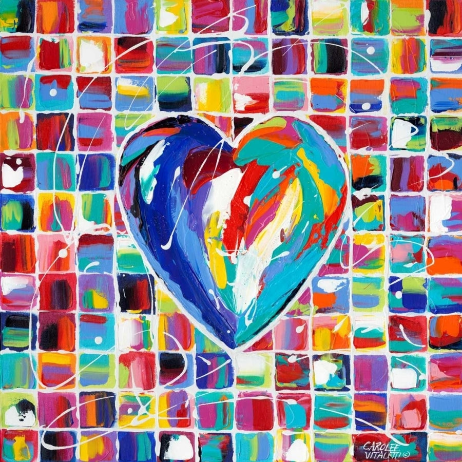 Hearts of a Different Color I Poster Print - Carolee Vitaletti-VARPDX108200GG Image 1