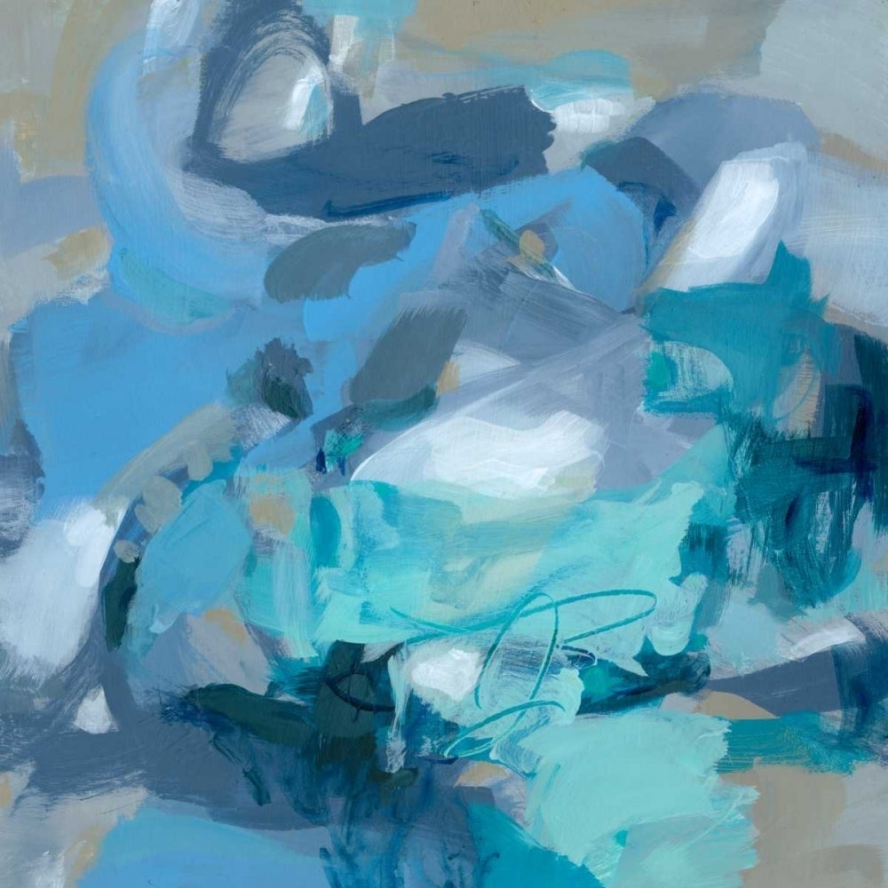 Abstract Blues I Poster Print - Christina Long-VARPDX109889FN Image 1