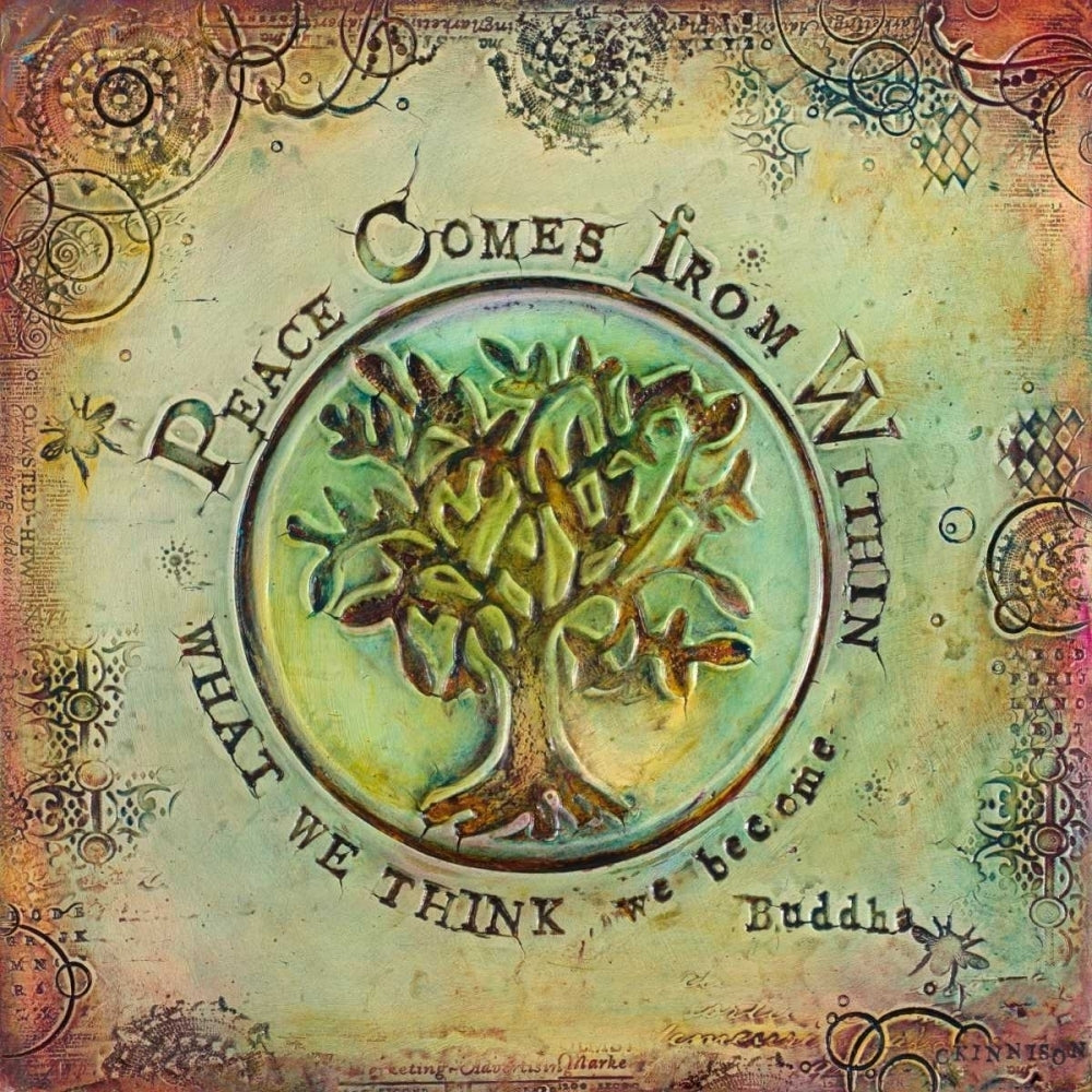 Peace Comes From Within I Poster Print by Carolyn Kinnison-VARPDX11271A Image 1