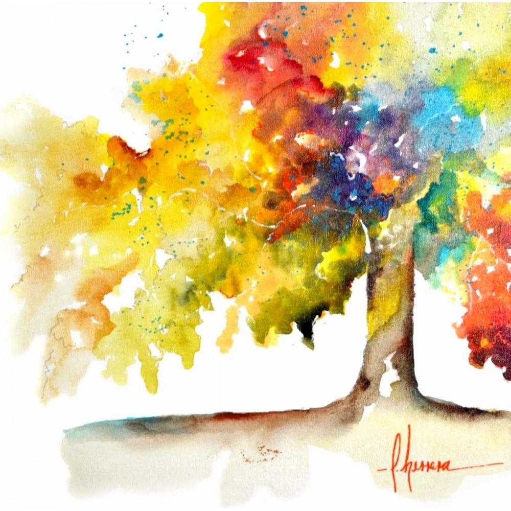 Rainbow Trees I Poster Print - Leticia Herrera-VARPDX113225GG Image 1