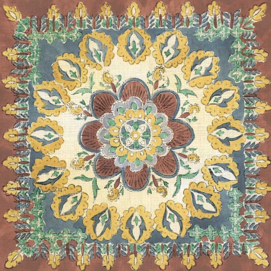 Batik Rosette I Poster Print - Chariklia Zarris-VARPDX119751Z Image 1