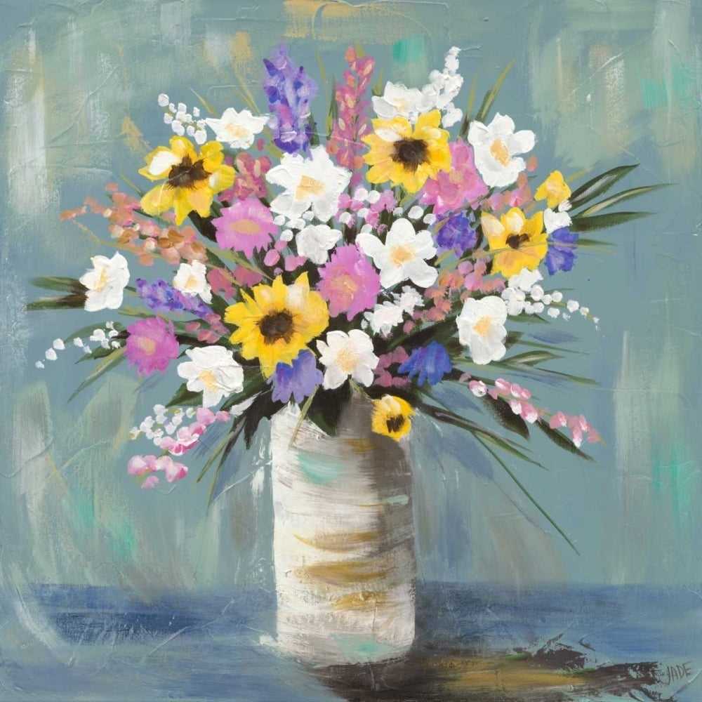 Mixed Pastel Bouquet I Poster Print - Jade Reynolds-VARPDX120942GG Image 1