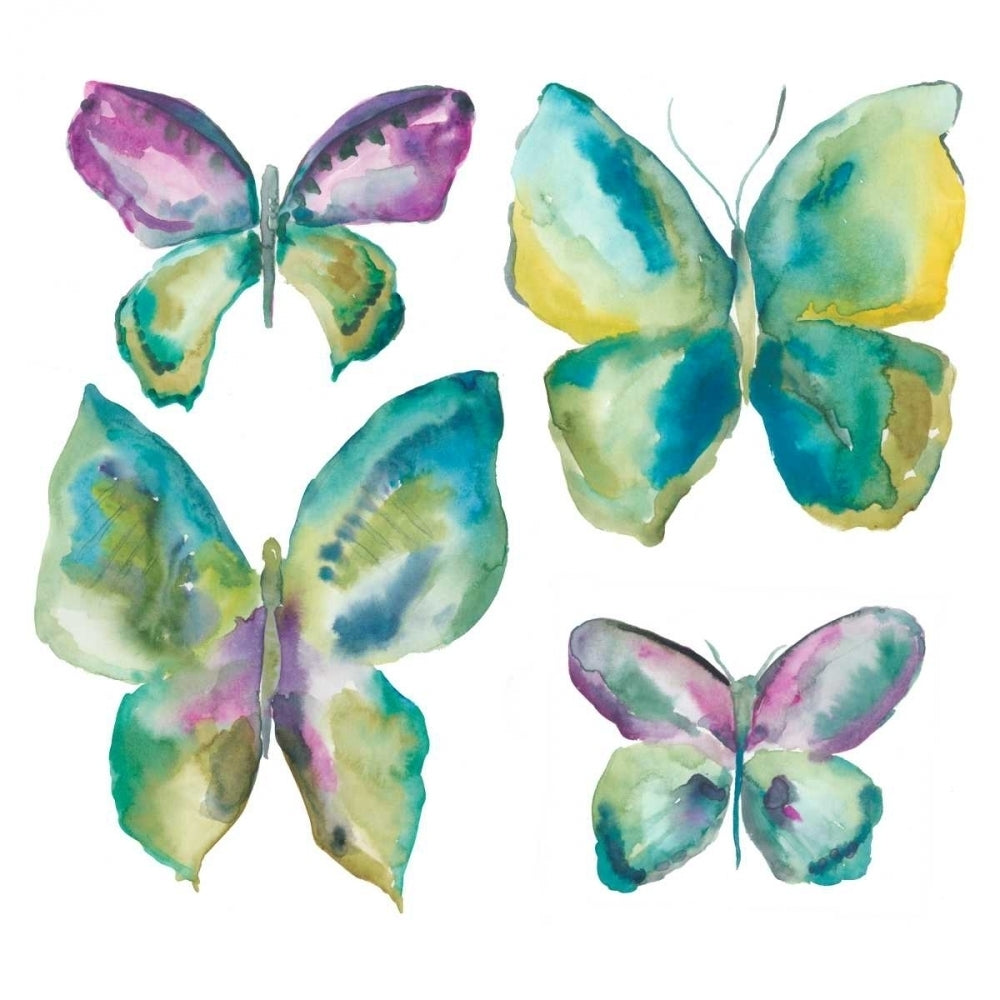 Jeweled Butterflies I Poster Print - Chariklia Zarris-VARPDX122142Z Image 1