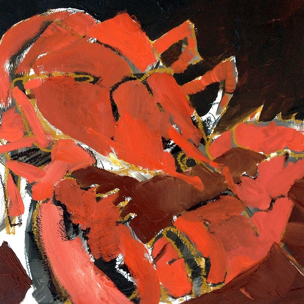 Abstract Lobster V Poster Print - Erin McGee Ferrell-VARPDX124456Z Image 1