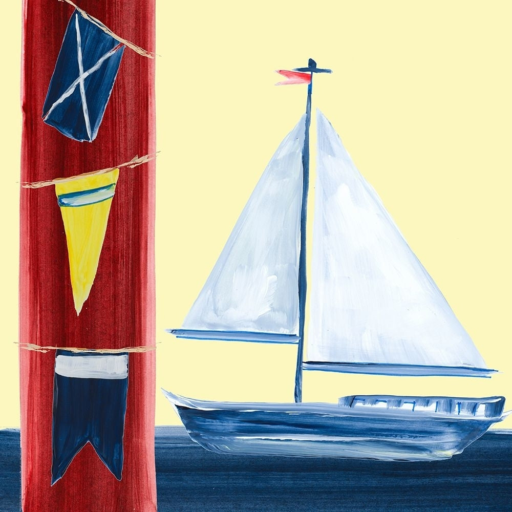 Sailboat On The Sea Poster Print - Julie DeRice-VARPDX12504A Image 1