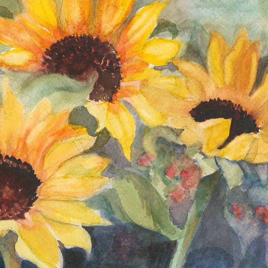 Sunflowers in Watercolor II Poster Print - Sandra Iafrate-VARPDX128053GG Image 1