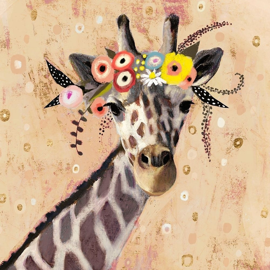 Klimt Giraffe II Poster Print - Victoria Borges-VARPDX128245GG Image 1