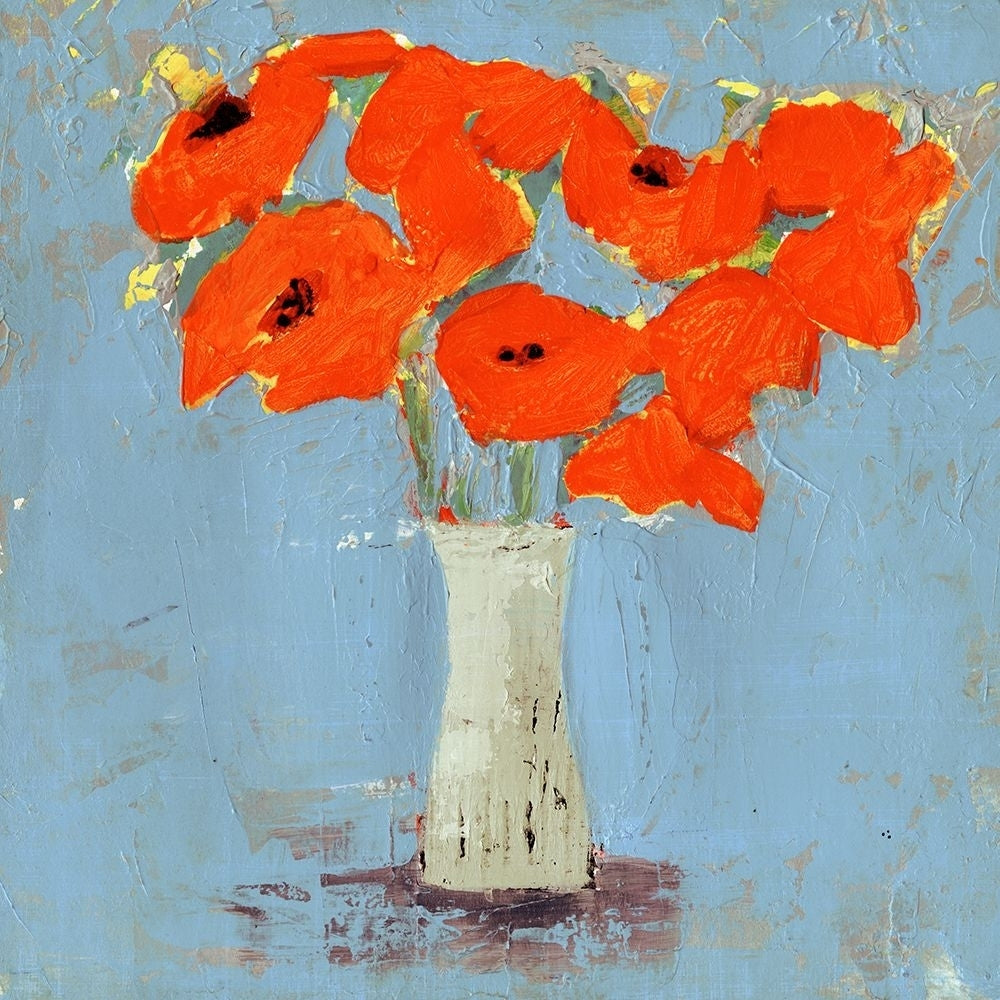 Orange Poppy Impression I Poster Print - Victoria Borges-VARPDX131985GG Image 1