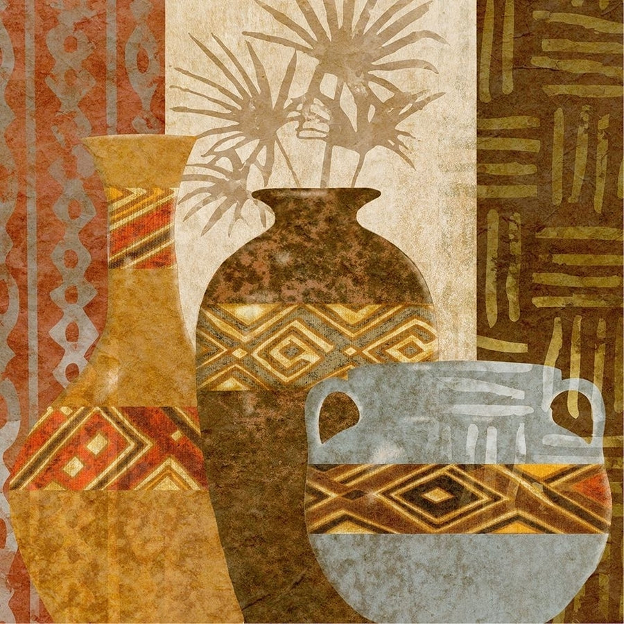 Ethnic Vase V Poster Print - Alonzo Saunders-VARPDX132929GG Image 1