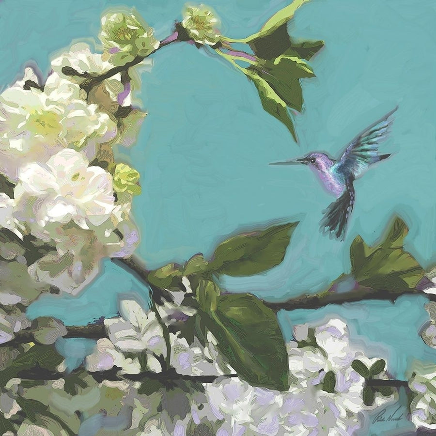 Hummingbird Florals I Poster Print - Rick Novak-VARPDX133311GG Image 1