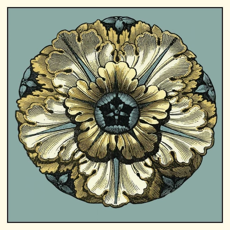 Floral Medallion V Poster Print - Studio Vision-VARPDX13339Z Image 1