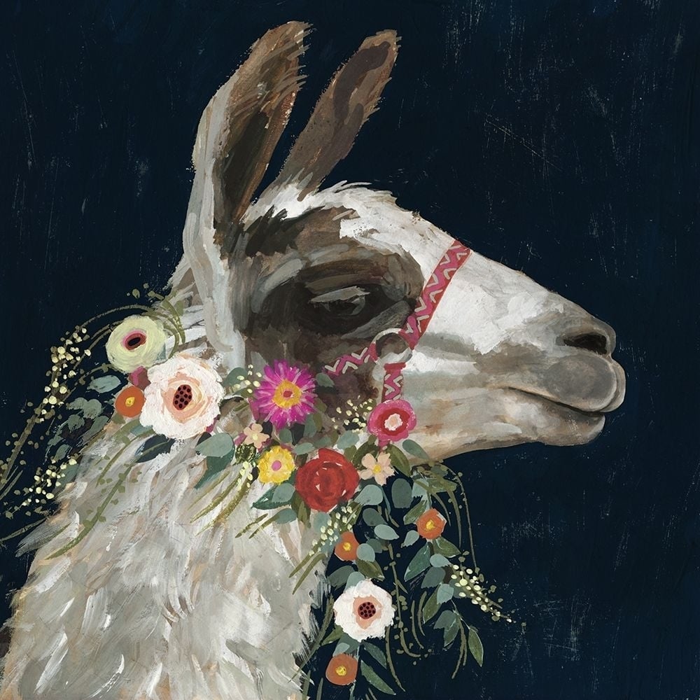 Lovely Llama I Poster Print - Victoria Borges-VARPDX134047GG Image 1