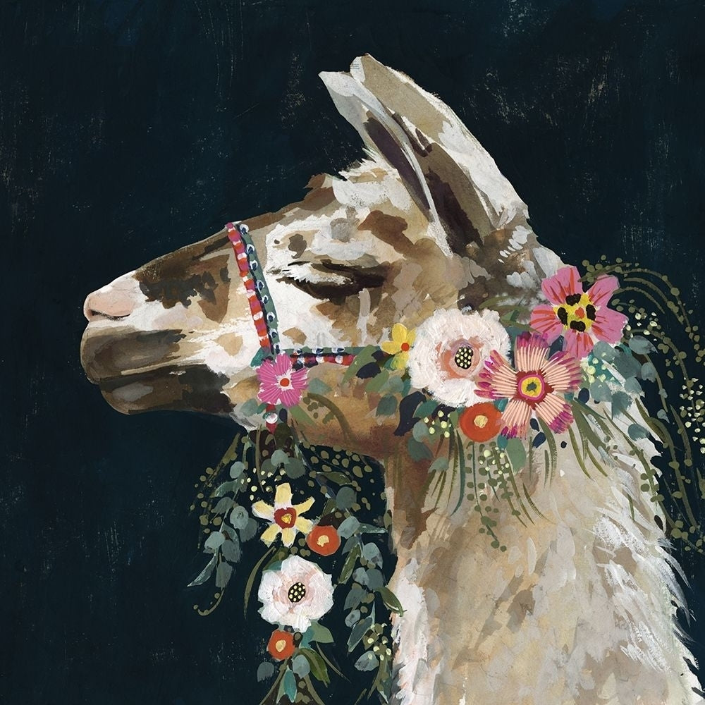 Lovely Llama II Poster Print - Victoria Borges-VARPDX134048GG Image 1