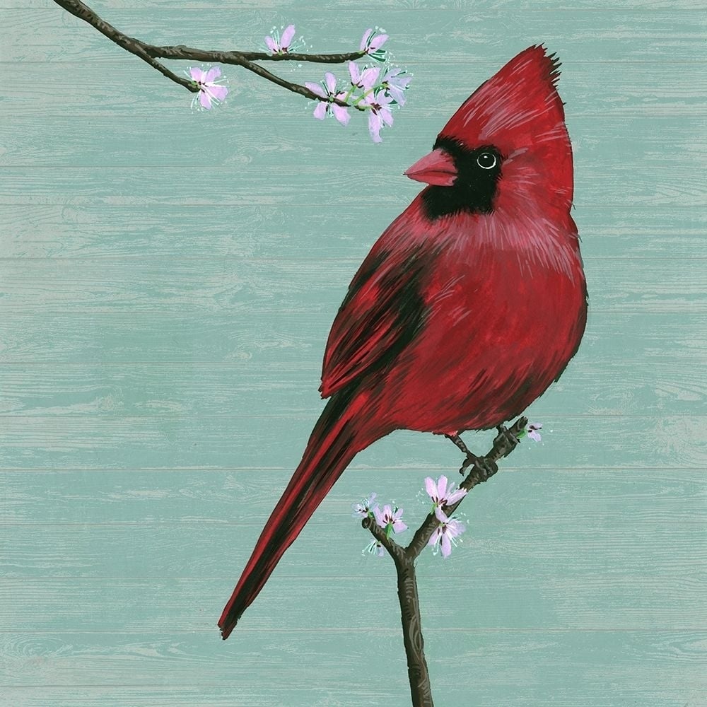 Bird and Blossoms II Poster Print - Melissa Wang-VARPDX134319Z Image 1