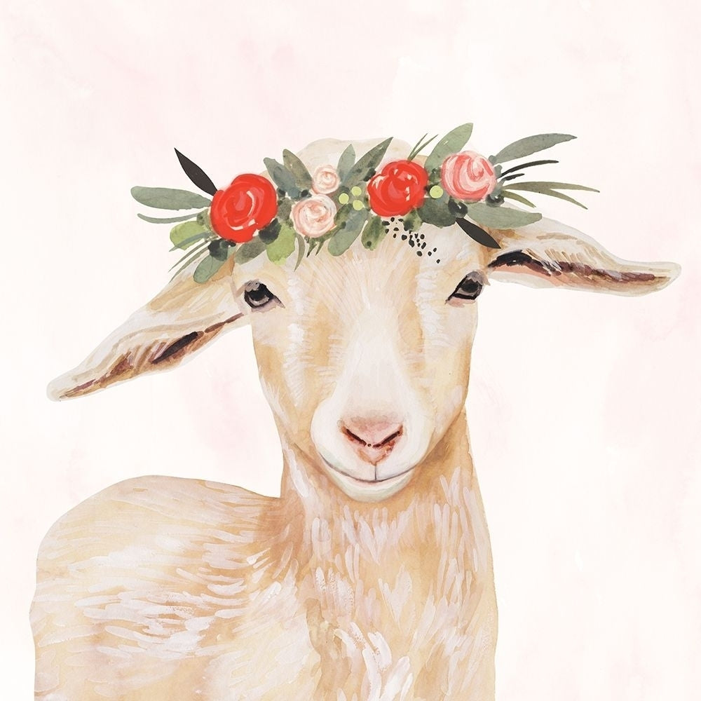 Garden Goat I Poster Print - Victoria Borges-VARPDX134704GG Image 1