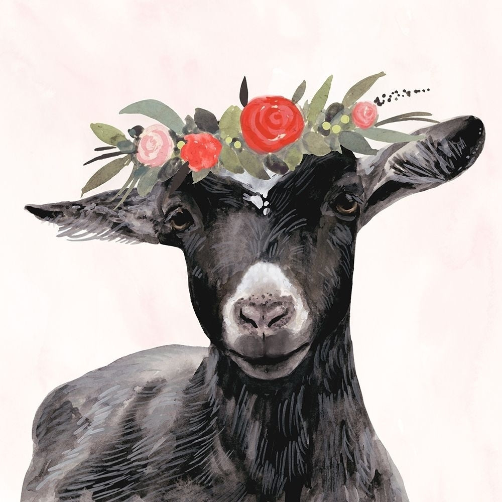 Garden Goat III Poster Print - Victoria Borges-VARPDX134706GG Image 1