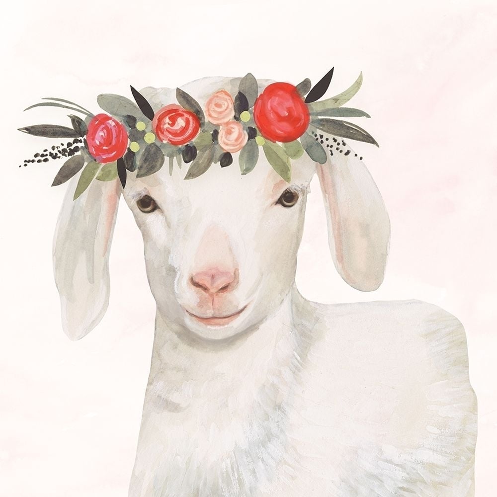 Garden Goat IV Poster Print - Victoria Borges-VARPDX134707GG Image 1