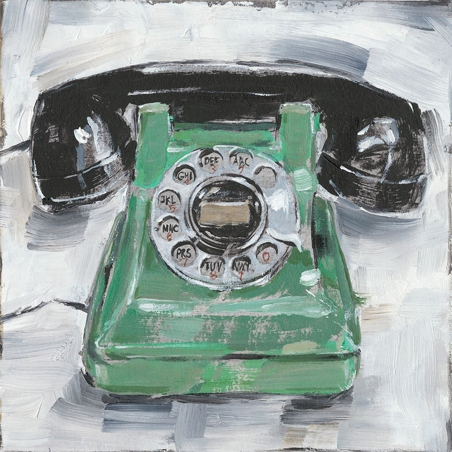 Retro Phone III Poster Print - Ethan Harper-VARPDX137138GG Image 1