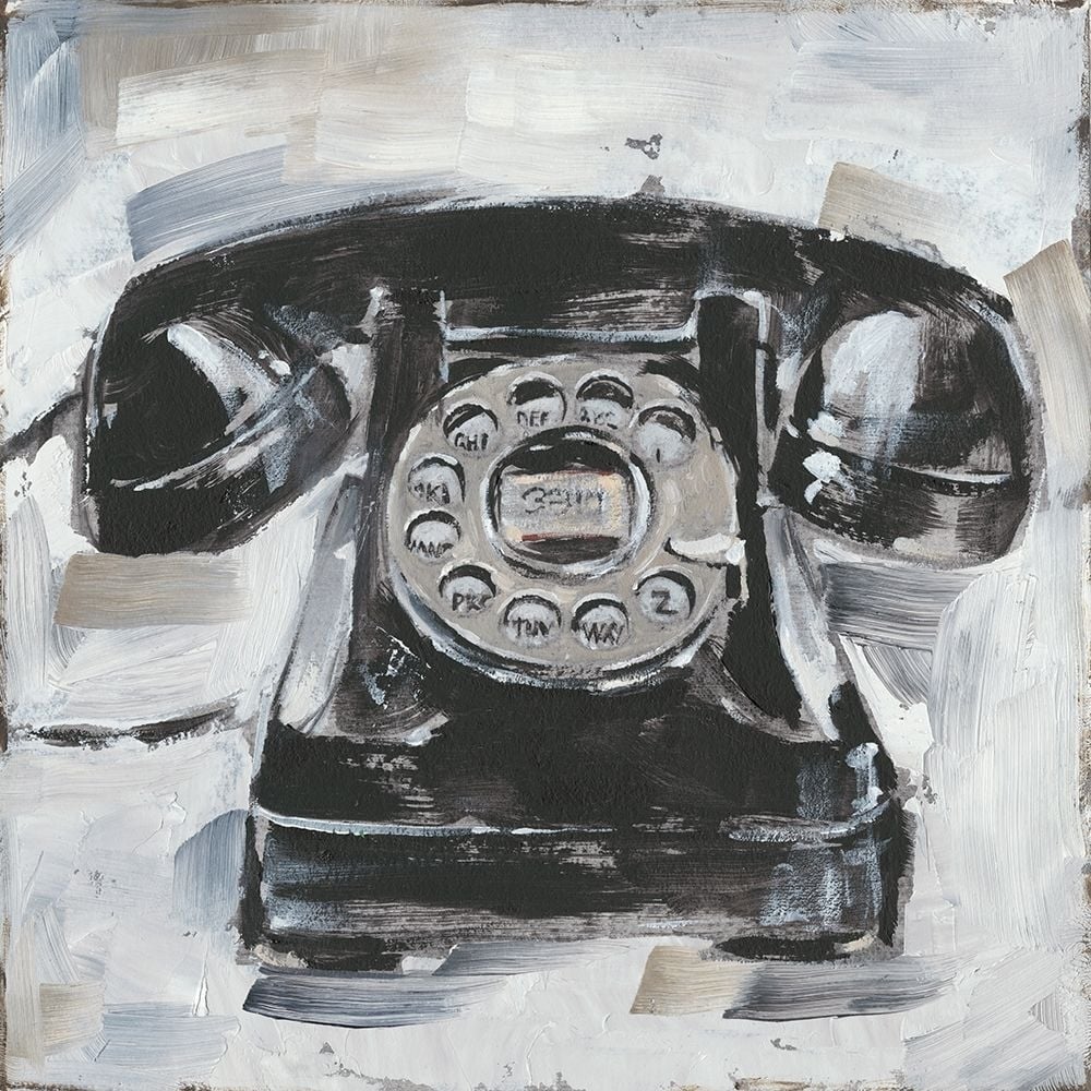 Retro Phone I Poster Print - Ethan Harper-VARPDX137136GG Image 1