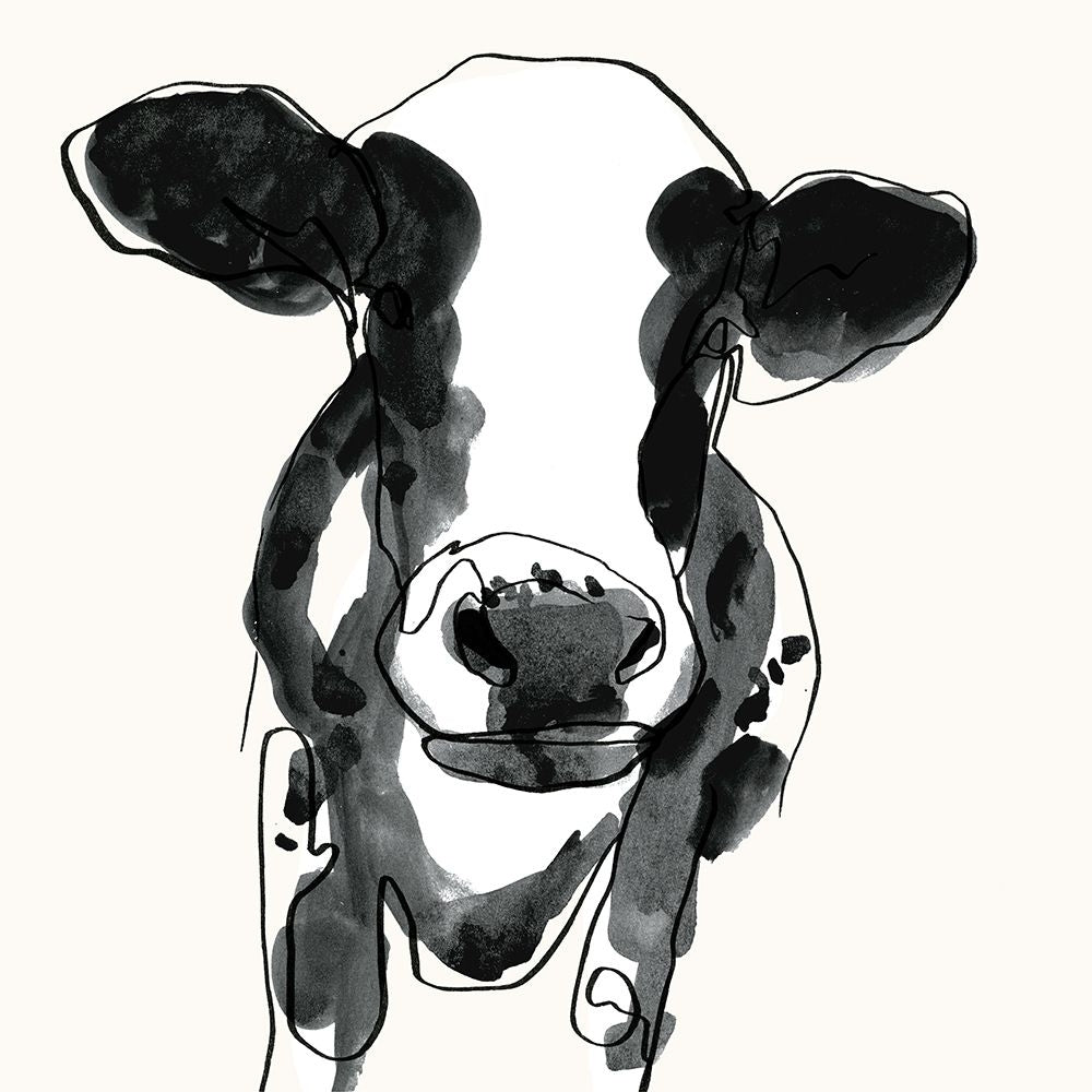 Cow Contour II Poster Print - Victoria Borges-VARPDX139107Z Image 1