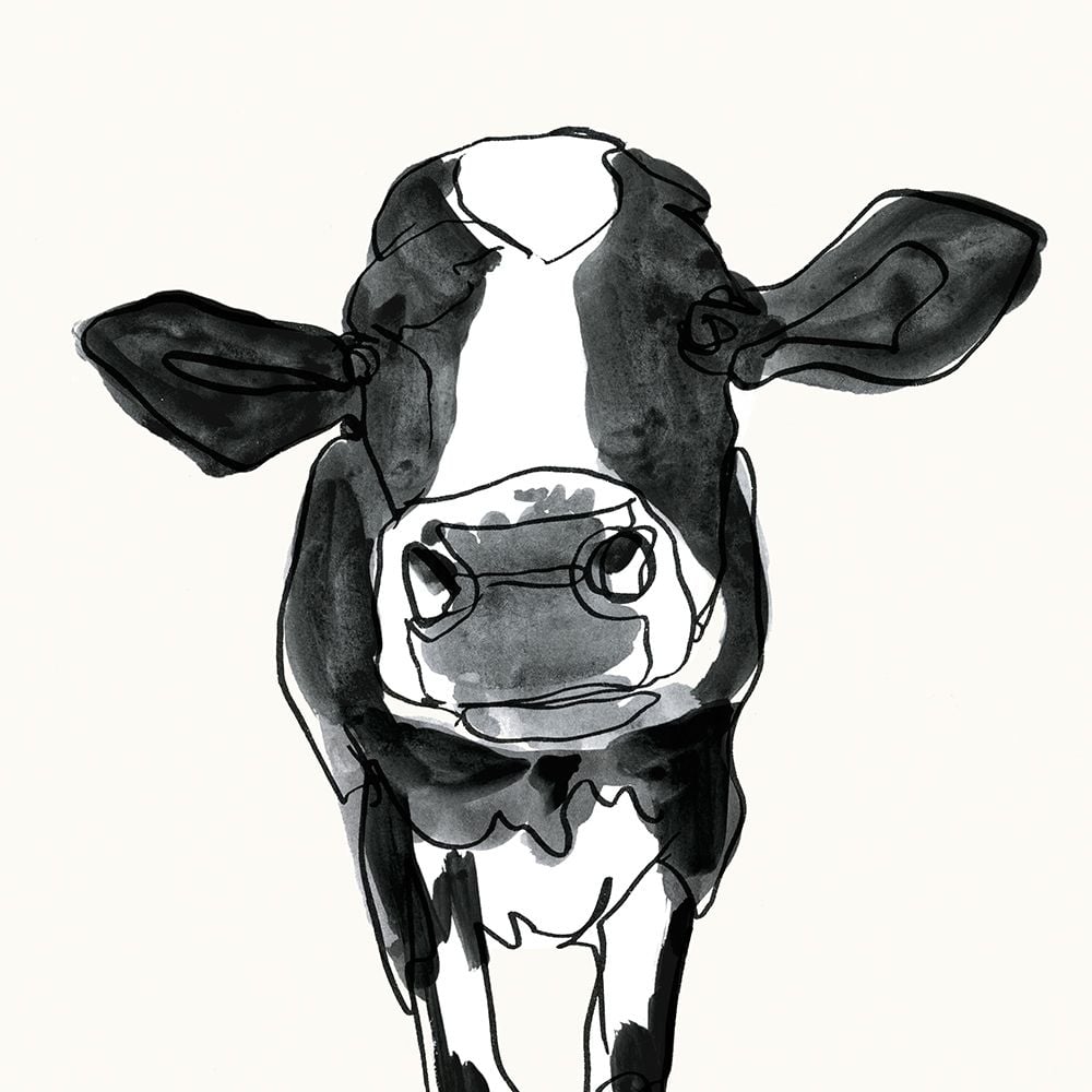 Cow Contour III Poster Print - Victoria Borges-VARPDX139108GG Image 1