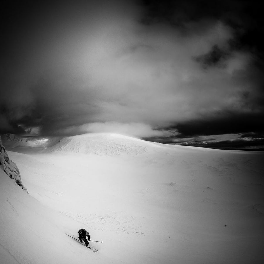 Happiness Is First Tracks In Fresh Snow Poster Print - Eric Verbiest-VARPDX1396424 Image 1