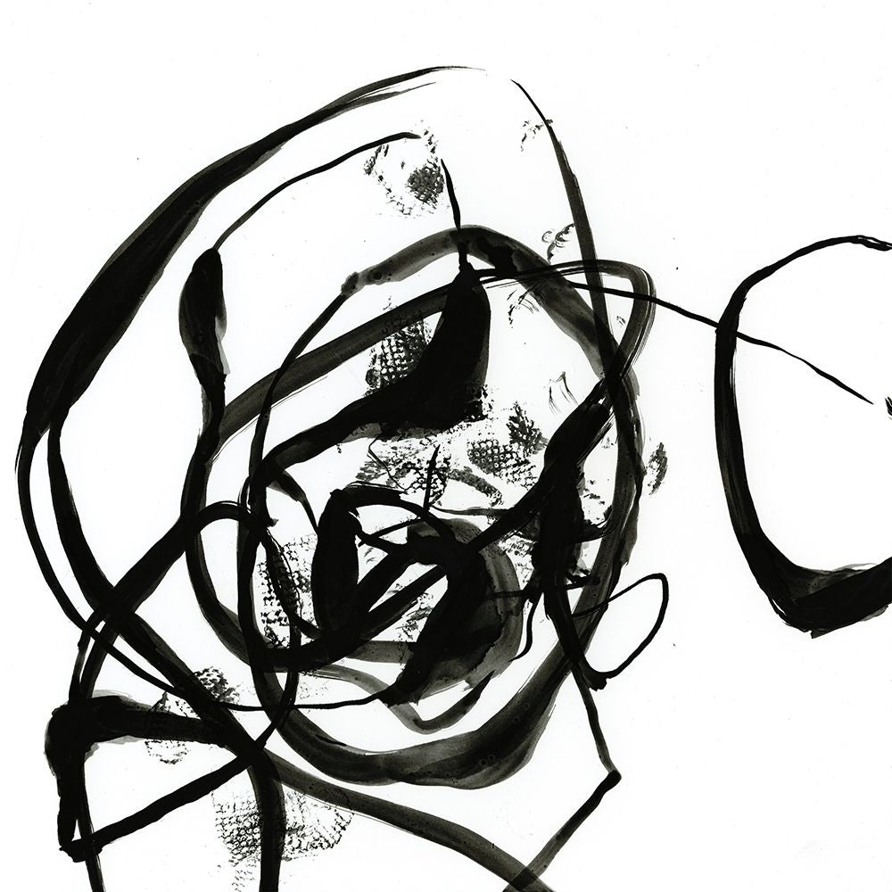 Sumi-E Abstract on White II Poster Print - Jennifer Goldberger-VARPDX142765Z Image 1